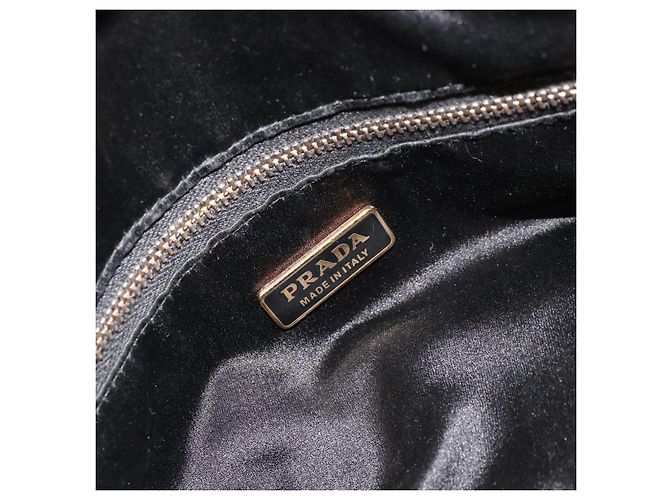 PRADA Shoulder Bag Leather Yellow Gold - vista 22