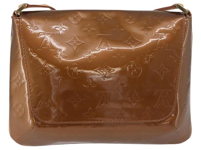 LOUIS VUITTON Monogram Vernis Thompson Street Bag Bronze M91124 LV - vista 3