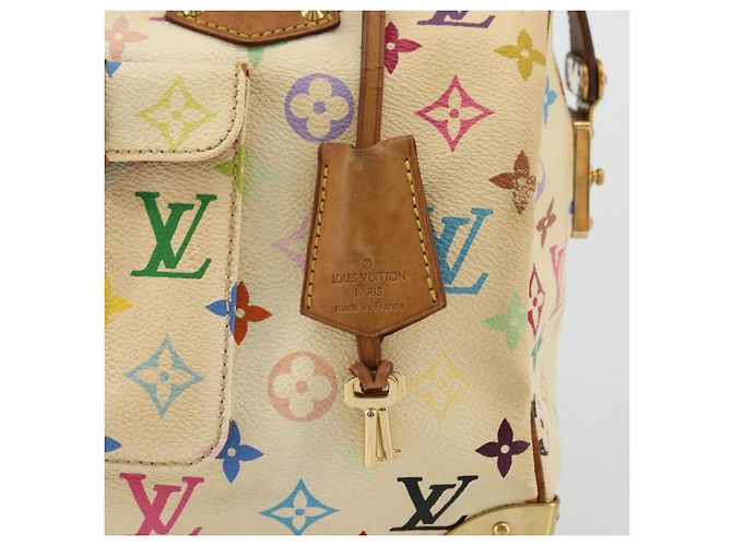 LOUIS VUITTON Monogram Multicolor Speedy 30 Tasche Weiß M92643 LV - Ansicht 10
