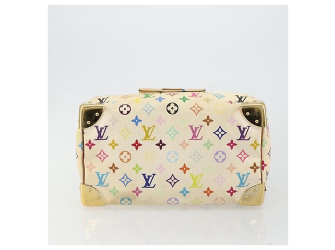 LOUIS VUITTON Monogram Multicolor Speedy 30 Tasche Weiß M92643 LV - Ansicht 5