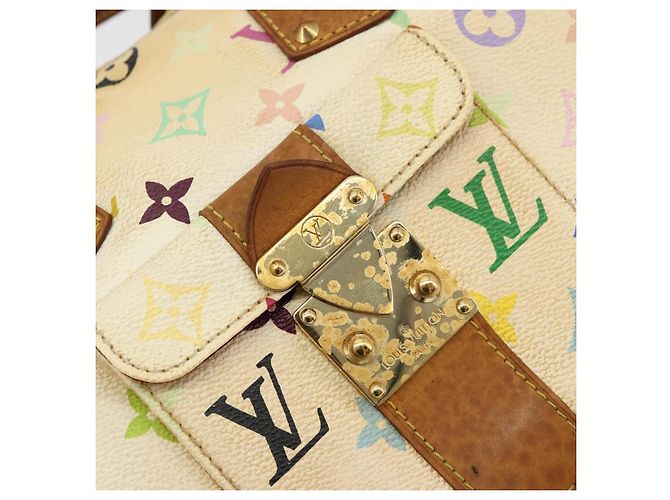 LOUIS VUITTON Monogram Multicolor Speedy 30 Tasche Weiß M92643 LV - Ansicht 9