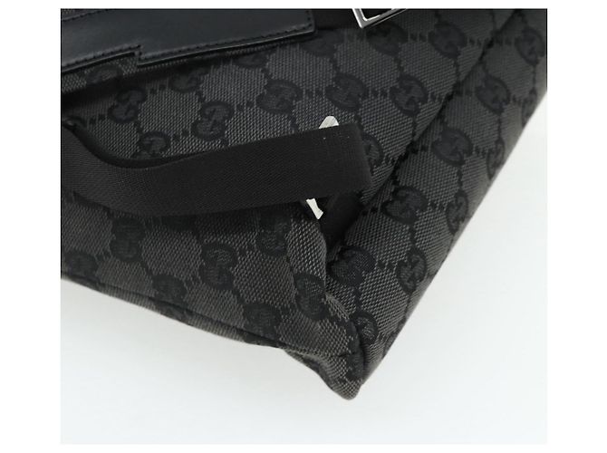 GUCCI GG Canvas Backpack Black Silver 003 0242 - vista 10