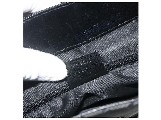 GUCCI GG Canvas Backpack Black Silver 003 0242 - vista 12