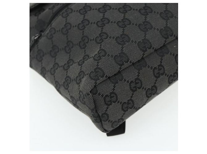 GUCCI GG Canvas Backpack Black Silver 003 0242 - vista 16