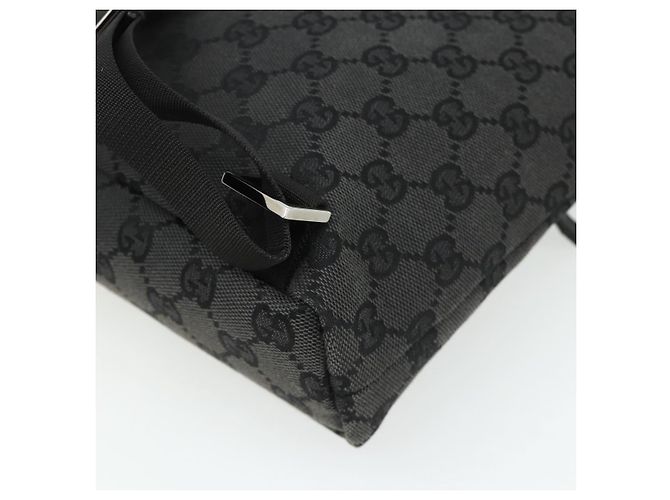 GUCCI GG Canvas Backpack Black Silver 003 0242 - vista 17