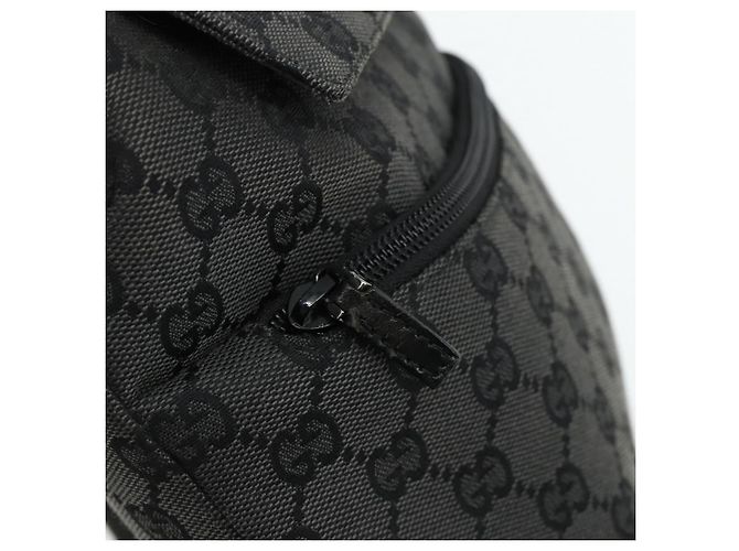 GUCCI GG Canvas Backpack Black Silver 003 0242 - vista 18