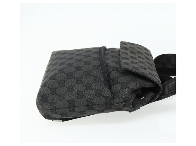GUCCI GG Canvas Backpack Black Silver 003 0242 - vista 4