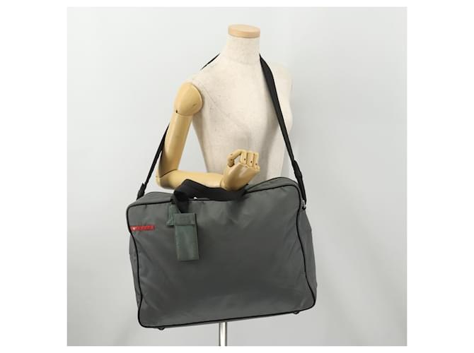 Prada GIVENCHY Hand Bag Leather 2way Gray - vista 26