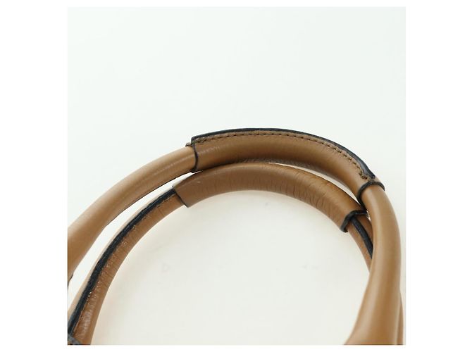 Chloé Chloe Paddington Hand Bag Leather Beige Gold Silver - vista 8