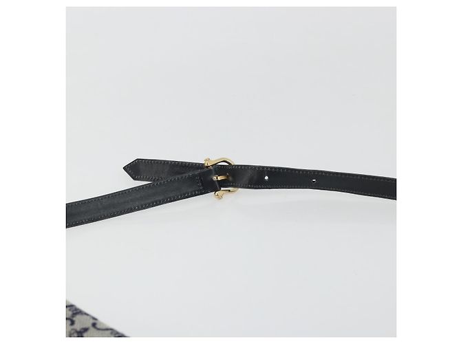 Céline CELINE C Sulky Shoulder Bag Canvas Navy Gold - vista 8