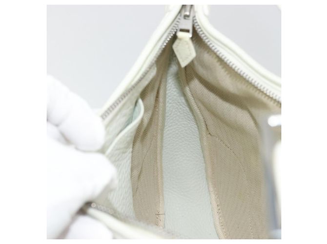 Hermès HERMES Trim 35 Shoulder Bag Togo leather White Silver - vista 18