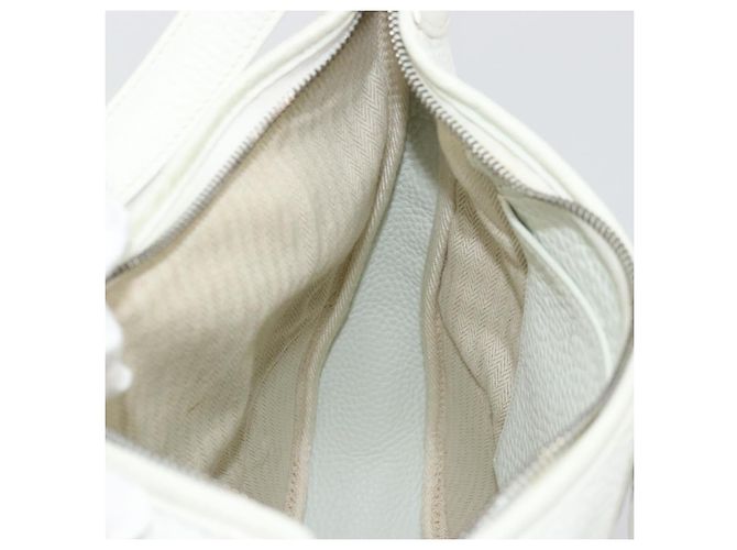 Hermès HERMES Trim 35 Shoulder Bag Togo leather White Silver - vista 19