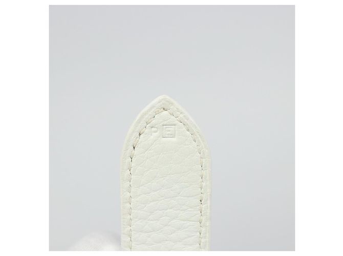 Hermès HERMES Trim 35 Shoulder Bag Togo leather White Silver - vista 22