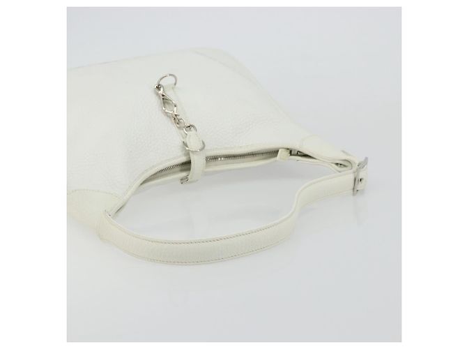 Hermès HERMES Trim 35 Shoulder Bag Togo leather White Silver - vista 7
