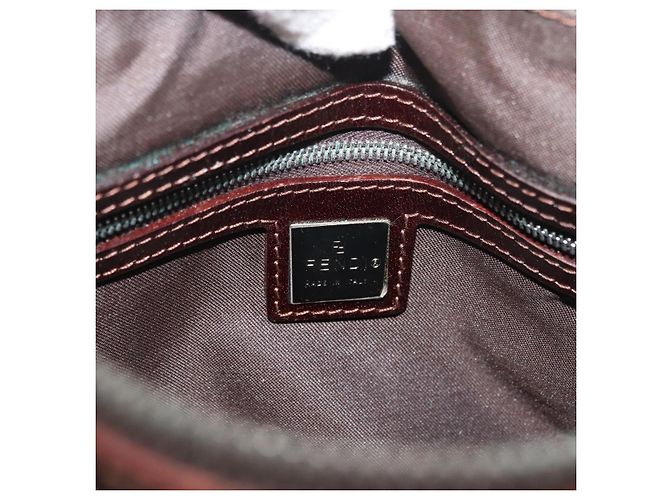 FENDI Zucca Canvas Handtasche Schwarz Braun - Ansicht 15