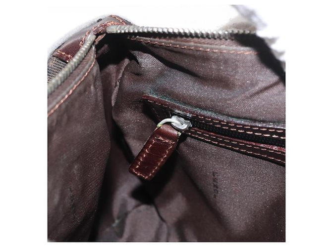 FENDI Zucca Canvas Handtasche Schwarz Braun - Ansicht 19