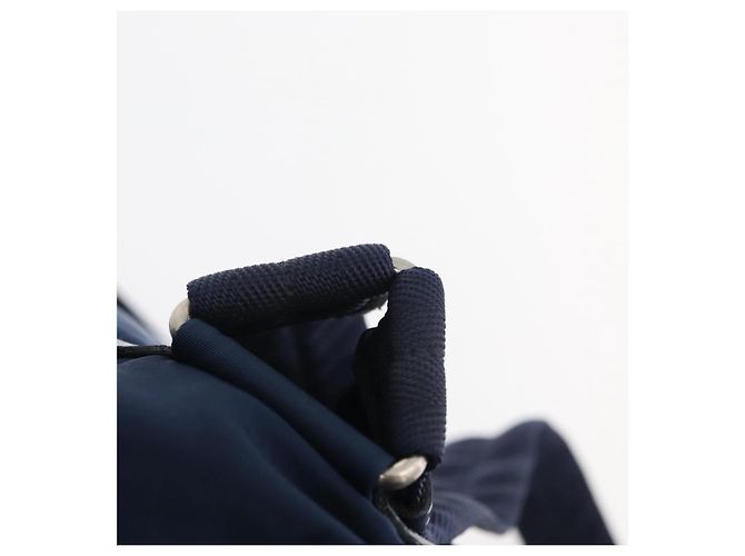 PRADA Mochila Nylon Navy Silver - vista 10