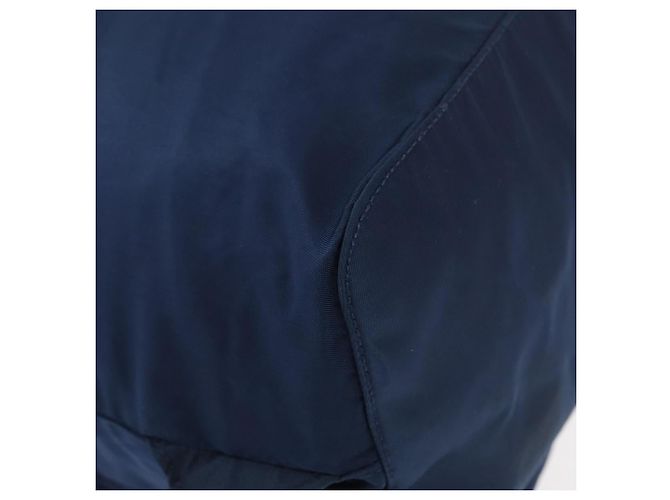 PRADA Mochila Nylon Navy Silver - vista 16