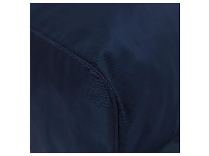 PRADA Mochila Nylon Navy Silver - vista 17