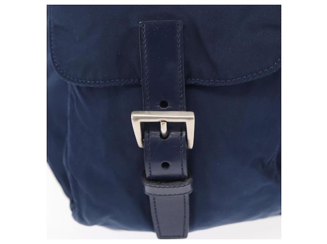 PRADA Mochila Nylon Navy Silver - vista 20
