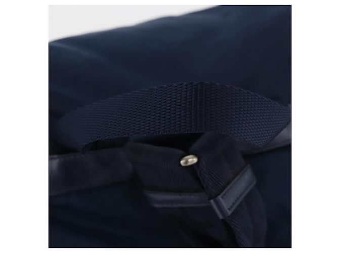 PRADA Mochila Nylon Navy Silver - vista 7