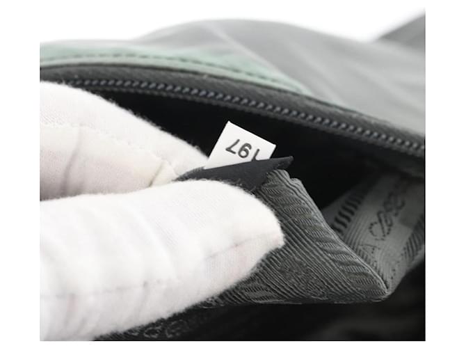 PRADA Shoulder Bag Nylon Green Silver - vista 12