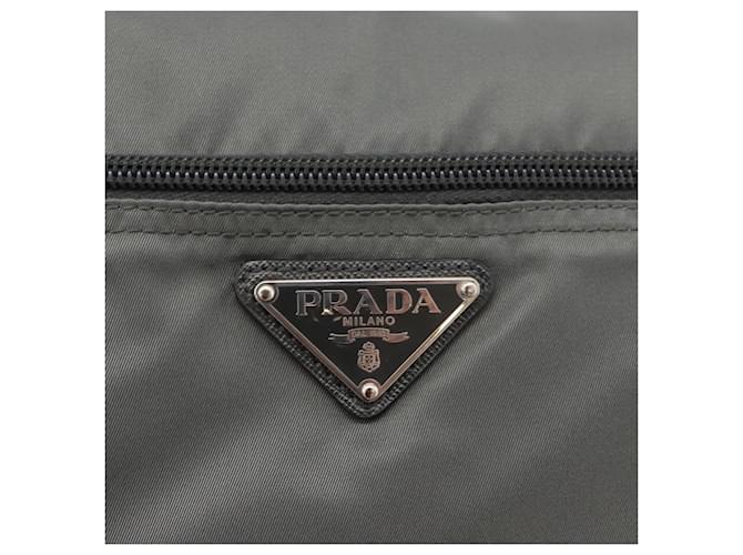 PRADA Shoulder Bag Nylon Green Silver - vista 17