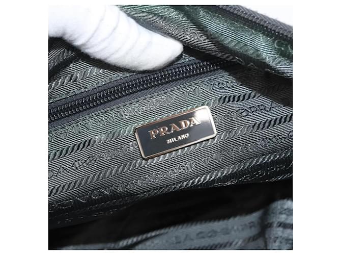 PRADA Shoulder Bag Nylon Green Silver - vista 18