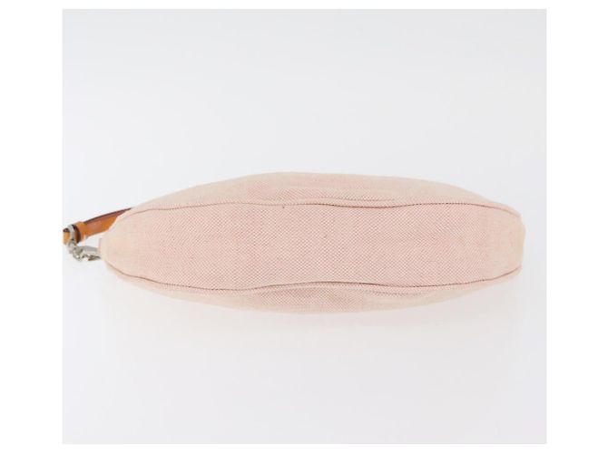 PRADA Accessory Pouch Canvas Pink Silver - vista 5