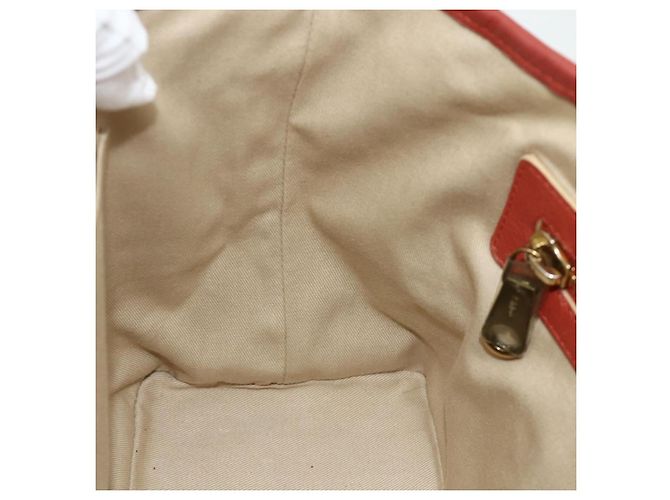 Chloé Chloe Ellen Hand Bag Leather Red Gold - vista 19