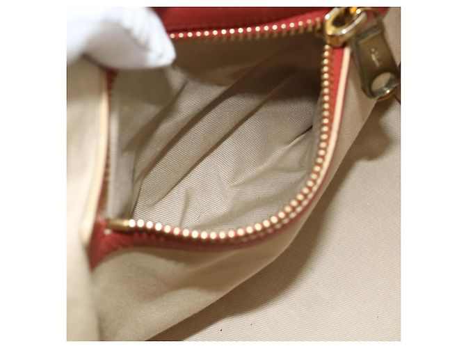 Chloé Chloe Ellen Hand Bag Leather Red Gold - vista 21