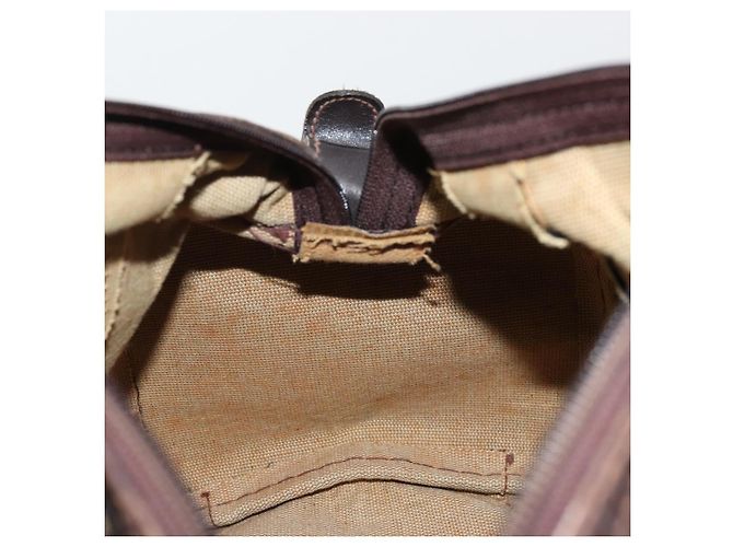 FENDI Zucca Canvas Hand Bag Black Brown - vista 21
