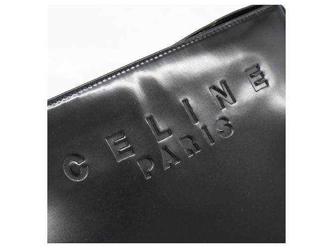 Céline CELINE Shoulder Bag Patent leather Black Gold - vista 10