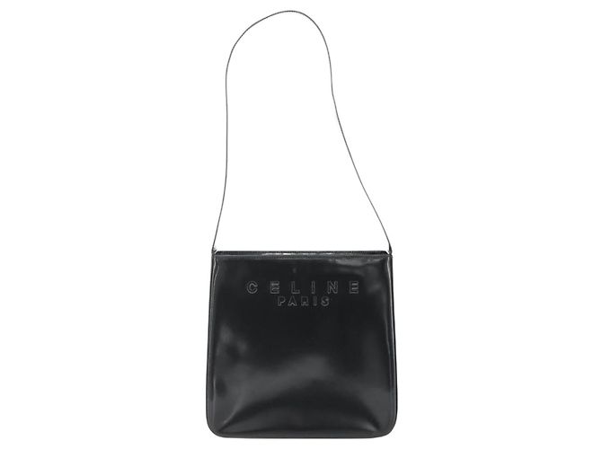 Céline CELINE Shoulder Bag Patent leather Black Gold - vista 13