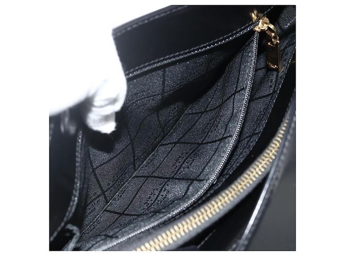 Céline CELINE Shoulder Bag Patent leather Black Gold - vista 21