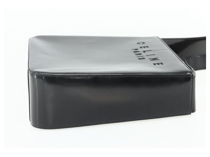 Céline CELINE Shoulder Bag Patent leather Black Gold - vista 4