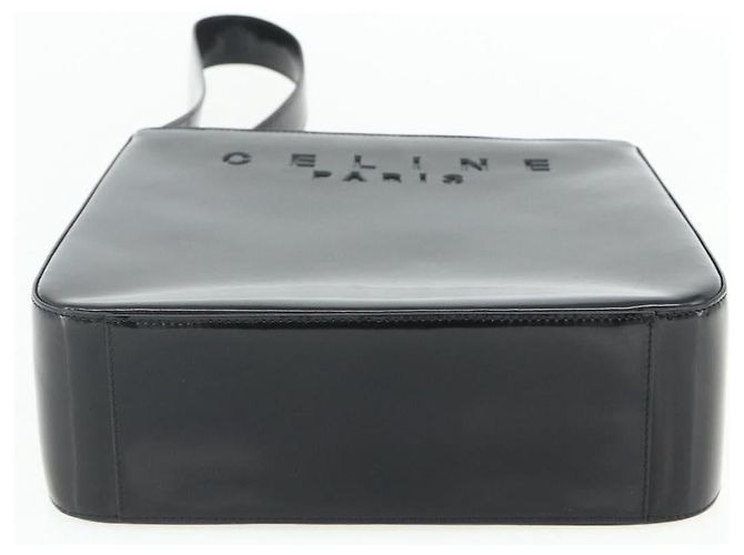 Céline CELINE Shoulder Bag Patent leather Black Gold - vista 5