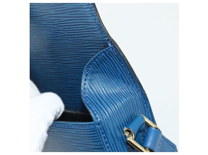 LOUIS VUITTON Epi Saint Cloud PM Shoulder Bag Blue M52195 LV - vista 17