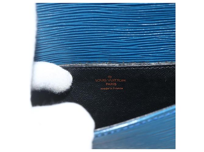 LOUIS VUITTON Epi Saint Cloud PM Shoulder Bag Blue M52195 LV - vista 18