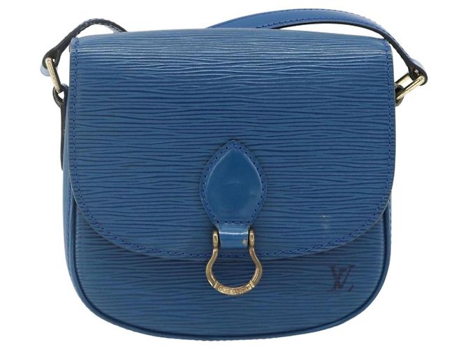 LOUIS VUITTON Epi Saint Cloud PM Shoulder Bag Blue M52195 LV - vista 2