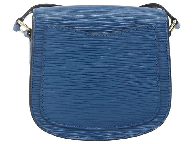 LOUIS VUITTON Epi Saint Cloud PM Shoulder Bag Blue M52195 LV - vista 3