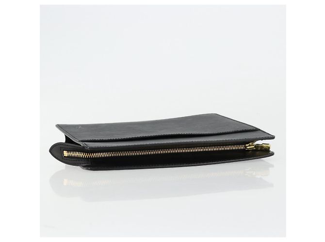 LOUIS VUITTON Epi Pochette Homme Clutch Bag Black M52522 LV - vista 6