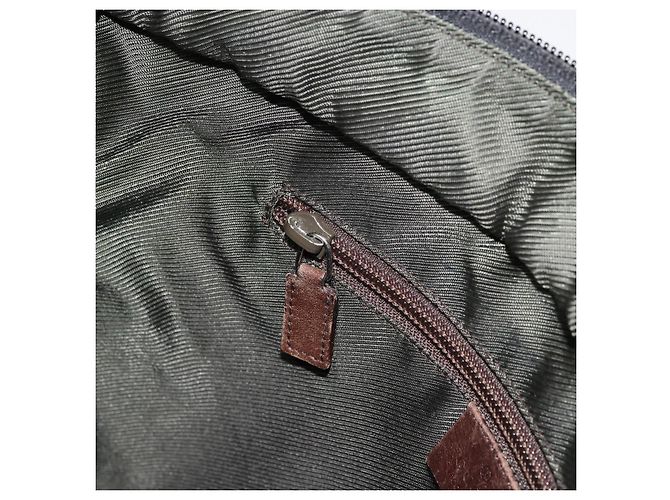 GUCCI GG Canvas Tote Bag Brown Silver 28892 - vista 21
