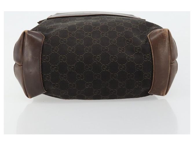GUCCI GG Canvas Tote Bag Brown Silver 28892 - vista 9