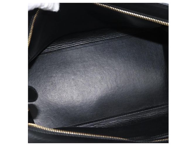 Céline CELINE Trapeze Hand Bag Leather 2way Blue Gold - vista 10
