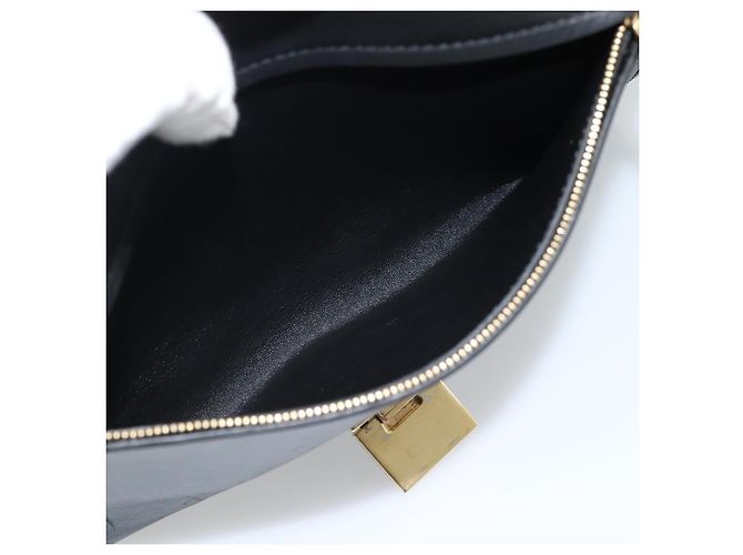 Céline CELINE Trapeze Hand Bag Leather 2way Blue Gold - vista 26