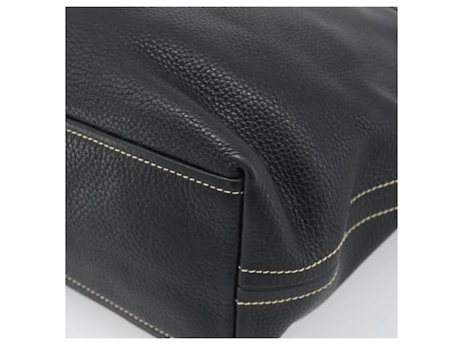 PRADA Shoulder Bag Leather Black Silver - vista 15