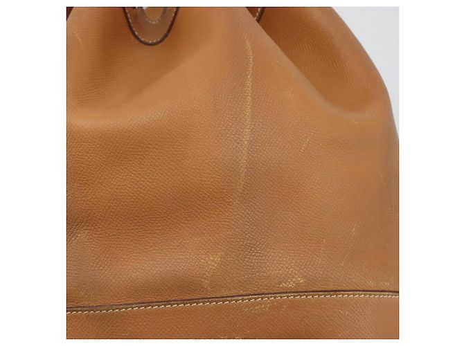 Hermès HERMES Market GM Shoulder Bag Epsom Brown Gold - vista 10
