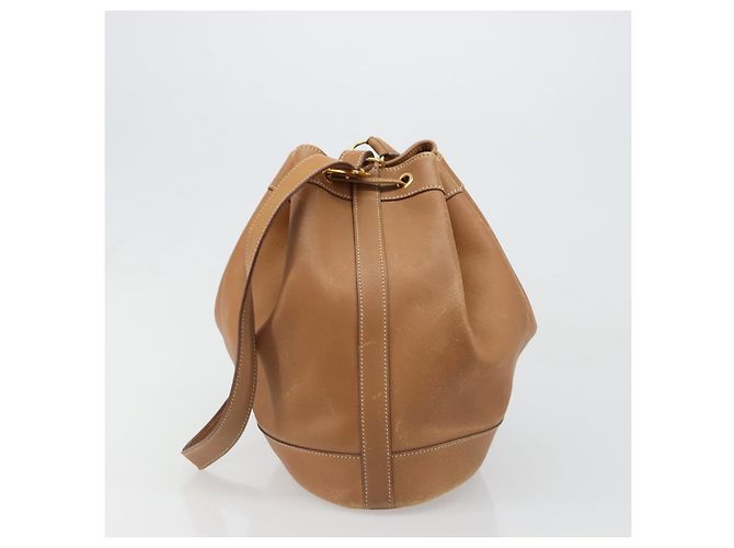 Hermès HERMES Market GM Shoulder Bag Epsom Brown Gold - vista 3
