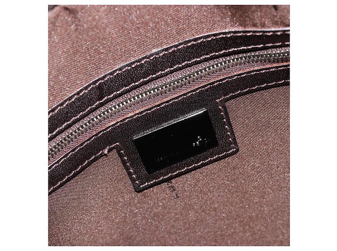FENDI Zucca Canvas Hand Bag Black Brown - vista 18